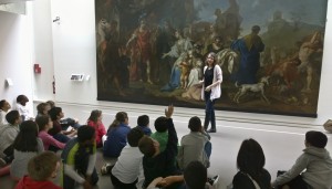 una scolaresca al Museo des Beaux-Arts