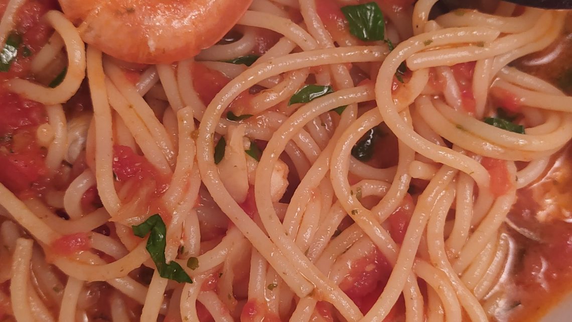spaghetti allo scoglio in 9 minuti